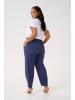 KAFFE curve Hose KCmerla Loose fit in Blue Indigo Melange