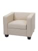 MCW Sessel Loungesessel  Lille, Kunstleder, creme