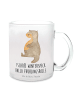 Mr. & Mrs. Panda Teetasse Otter Bauch mit Spruch in Transparent