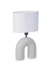 GIFTDECOR Tischlampe in grau