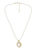 collezione alessandro Kurze Kette " Timeless Pearl " in golden