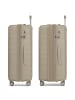 Franky London 4 Rollen Trolley L 74 cm mit Dehnfalte beige