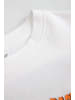 Coccodrillo Baumwoll-T-Shirt mit kurzen Ärmeln in weiß