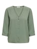 JACQUELINE de YONG Leichtes Crepe Hemd Blusen Shirt Basic Top Oberteil JDYLION in Dunkelgrün