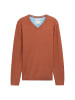 Tom Tailor V-Kragen Pullover für Damen in orange