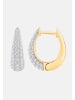 Ethische Diamanten Ohrringe aus 375 Gelbgold mit Lab Grown Diamant