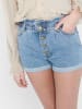 ONLY Kurze Bermuda Denim Jeans Shorts mit elastischem Bund ONLCUBA in Blau-2