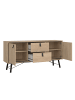 ebuy24 Sideboard Ry Eiche 151 x 40 cm