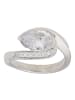 Smart Jewel Ring Mit Funkelnden Zirkonia Steinen in Weiss