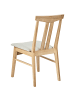 Beliani 2er-Set Esszimmerstuhl AVALON in Braun/Beige