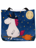 Mr. & Mrs. Panda Schultasche Einhorn Hexe Design ohne Spruch in Weiß