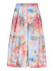 Vera Mont Faltenrock mit Jacquard in Blue/Rosé