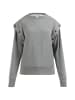 DreiMaster Vintage Damen Sweatpullover in Grau Melange
