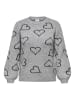 ONLY Carmakoma Strickpullover in Light Grey Melange 1