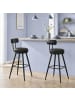 VASAGLE Barhocker Ekho in Schwarz - (B)56 x (H)101.3 x (T)56 cm