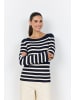 soyaconcept Pullover Dollie in marine ecru - 0001