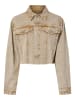 Pieces Jeansjacke in Sandshell