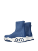 Jimmy Choo Blau Stoff Knöchel Stiefel