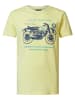 Petrol Industries T-Shirt mit Aufdruck Swell in Gelb