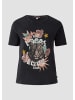 QS T-Shirt in 99D0_schwarz