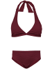 Aquarti Mädchen Bikini Set Zweiteilig Bikinislip Bustier in braun Modell 1