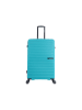 Saxoline Fiesta Trolley TSA Zahlenschloss Spinner 75 cm in turquoise