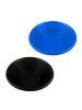 relaxdays 2 x Goldwaschpfanne in Schwarz/ Blau - (H)8 x Ø 38 cm
