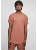 Urban Classics Urban Classics Herren Long Shaped Turnup Tee in terracotta