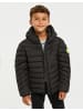 Threadboys Winterjacke Puffer Coat Jagger in Schwarz