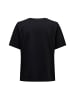 ONLY T-Shirt 4er Pack in Schwarz