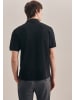 Seidensticker Polo Slim in Schwarz