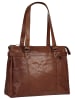 SPIKES & SPARROW Shopper echt Leder in cognac