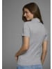 FLASHLIGHTS Rollkragenshirt in grau-meliert