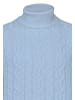 JIMMY SANDERS Rollkragenpullover in Hell Blau