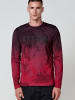 KOROSHI Langarm-t-shirt in rot