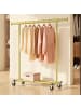 SONGMICS Kleiderständer Pataye in Gold - (B)45 x (H)161.5 x (T)132 cm