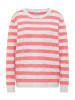 Cecil Gestreifter Melange Pullover in Orange