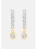 Ethische Diamanten Ohrringe aus 375 Gelbgold mit Lab Grown Diamant