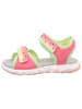 superfit Sandale PEBBLES in Rosa/Hellgrün