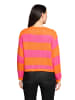CARTOON Strickpullover mit Rundhalsausschnitt in Orange/Pink