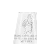 Mr. & Mrs. Panda Weißwein Glas Schildkröte Wanderer mit Spruch in Transparent