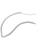 Adeliás Damen Halskette aus 925 Silber mit Zirkonia 42+3 in silber