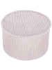 Beliani Pouf ZIKRIA in Beige - (W) 40 x (H) 25 x (L) 40 cm