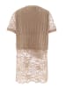 lurea Damen Strickpullover in Taupe