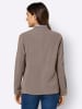 Sieh an! Fleecejacke in taupe