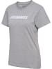 Hummel T-Shirt Hmlelemental Damen in GREY MELANGE