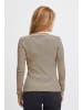 PULZ Jeans Longsleeve PZHAVANA Long Sl Tshirt - 50207348  Langarmshirt mit Rundhalsausschnitt in Beige