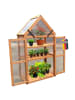 Coemo Gewächshaus Jan für Balkon in Natur