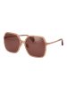 Max Mara Damen Sonnenbrillen Quadrat Koralle