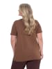 MIAMODA Shirt in cognac braun